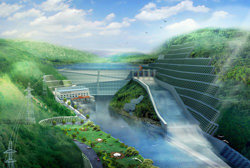 沁源老挝南塔河1号水电站项目